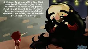 Namun hidungnya yang membesar ini bukan disebabkan oleh kebohongan. Dongeng Anak Bergambar Kisah Pinokio Si Boneka Kayu