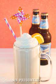 Summery Blue Moon Milkshake Recipe Ice Cream Shake Blue Moon Ice Cream Milkshake