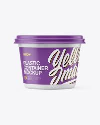 Matte Sour Cream Cup Mockup In Cup Bowl Mockups On Yellow Images Object Mockups Mockup Free Psd Mockup Free Psd Mockups Templates