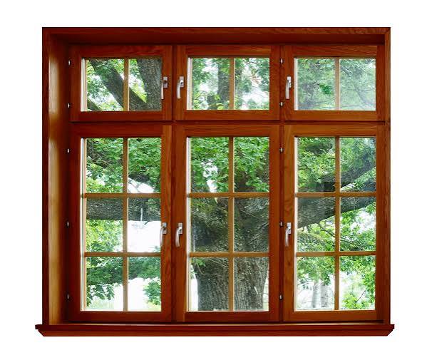 Mahogany window