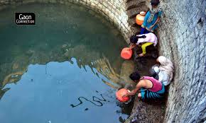 The area behind a bar in which. Village Wells Receding Into People S Memories A Major Water Crisis Lies Ahead Gaonconnection Your Connection With Rural India