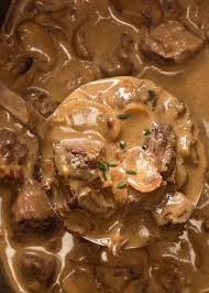 Slow Cooker Beef Stroganoff Stew Recipetin Eats