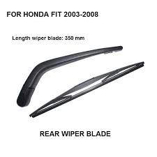 us 10 88 03 08 car rear window wiper blade arm complete set for honda fit blade sizes 350mm in windscreen wipers from automobiles motorcycles on