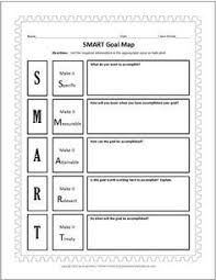 Free Graphic Organizers For Studying And Analyzing Smart Goals Worksheet Smart Goals Template Goals Template