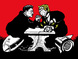 Résultat de recherche d'images pour "caricatures Xi Trump"