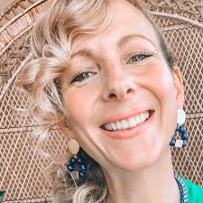 The Jenna Blue Hand-Crafted Statement Earrings by Soli & Sun