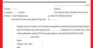 Sekolah kluster kecemerlangan via panitiasejarahsmkseafield.blogspot.com. Contoh Surat Permohonan Tambah Ptk Baru Dapodik 2021 Surat Kepala Sekolah Pendidikan