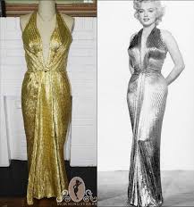 This Woman Makes Incredible Replicas Of Famous Dresses Marilyn Monroe Fashion Lame Dress Marilyn Monroe