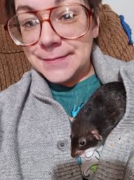 I got 2 rats. Severus (black) and Albus (white) They've helped my mental  health so much!