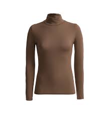 Robes droites ou évasées à manches courtes ou à manches longues… Sous Pull Chocolat A Col Roule Tres Fashion Sous Pull Femme Pas Cher