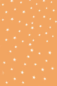 Orange With Stars Orange Wallpaper Orange Aesthetic Aesthetic Pastel Wallpaper