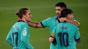 Top 5 players 1 antoine griezmann (fw) barcelona 8.1 4 samuel chukwueze (mr) villarreal 7.2 Villarreal 1 4 Barcelona Antoine Griezmann Nets Stunning Goal In Comprehensive Win Football News Sky Sports