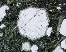 Reaction Rim Around Leucite Geology Fabric Textures Image