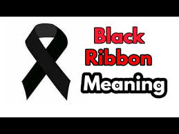 It may also be used to bring awareness to certain types of cancers and illnesses and support those who have received a diagnosis. Black Ribbon In Whats App Dp For Pulwama Use Of Black Ribbon Youtube