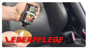 Lederpflege Am Auto Youtube