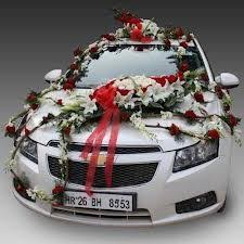 Find wedding car decorations to give the newlyweds a proper sendoff: 17 Wedding Cars Florist Ideas Wedding Car Wedding Car Decorations Car Decor