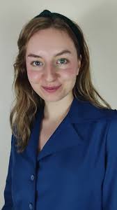 Electric Blue 1970s Ladies Shirt