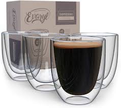 ( 5.0) out of 5 stars. Hoomeet Ceramic Espresso Cups And Saucers Set Of 6