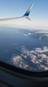 View From A Plane Airplane View Pacific Ocean Scenes