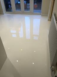 High Gloss White Concrete Floors High Gloss Floors White Floors High Gloss White