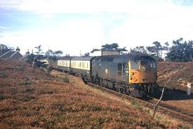 Altnabreac Scene On The Far North Line In The Summer Of 1971 As 5332 Takes A Train Away From The Platform At Altnabreac On British Rail Train Electric Train