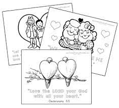 This coloring page reminds us that in john 13:34, god asks us to show love to everyone. Valentine S Day Bible Printables Christian Preschool Printables