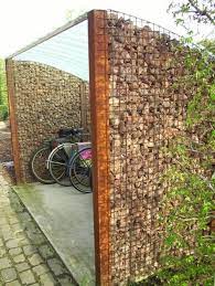 自転車を収納するのはどこがいい 愛車の定位置はここ garden fence panels outdoor gardens natural stone wall
