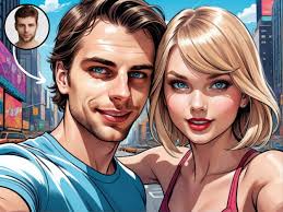 Fan Art Commission Selfie With Any Character or Celeb Digital Comic Style  Drawing, Unique Gift Idea