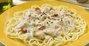 Recette Carbonara Au Poulet Facile Chicken Carbonara Bacon Soup Recipes Chicken Carbonara Recipe
