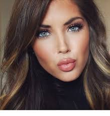 Makeup For Blue Eyes And Brown Hair Inspiring Ladies Fall Makeup Natural Fresh Wedding Makeup Hair Makeup