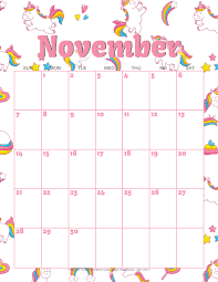 Cute Unicorn 2021 Calendar Free Printable Cute Freebies For You In 2020 Kids Calendar Calendar Printables Cute Calendar