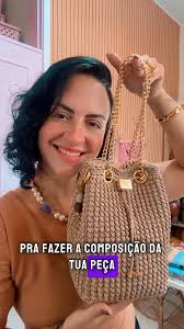 Bolsa Ada! Se você gosta de bolsas estilo saco e quer aprender comigo essa  linda, manda EU QUERO⬇️