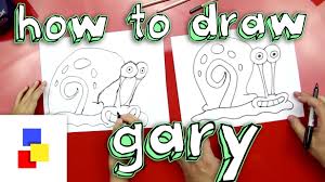 How To Draw Gary From Spongebob Art For Kids Hub Spongebob Drawings Gary From Spongebob