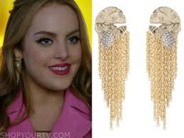 Dynasty: Season 2 Episode 12 Fallon's Green Applique Floral Dress