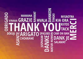 Pronounce either of these short phrases as oon. How To Say Thank You In Many Languages
