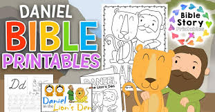 Daniel in the lions' den coloring page. Daniel In The Lion S Den Bible Printables Bible Story Printables