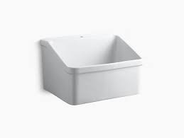 bracket mounted utility sink