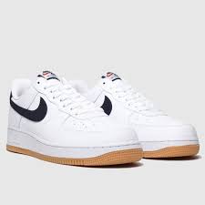 Nike White Navy Air Force 1 07 Trainers Nike Air Force White Nike Nike Air