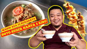 Kadungan protein daging ayam ini. Harganya Cuma Rp 5000 Soto Seger Ini Laris Banget Youtube
