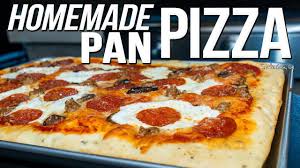 The Best Homemade Pan Pizza Sam The Cooking Guy 4k Youtube In 2020 Homemade Pizza Pan Pizza Best Homemade Pizza