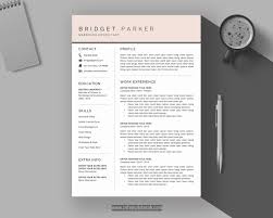 My first resume out of college was printed on a type of paper that was supposed to look like you could see the paper grains. Modern Cv Template Resume Template For Ms Word Professional Cv Format Curriculum Vitae Creative Resume Simple Resume 1 2 And 3 Page Resume Design Instant Download Cvtemplatesuk Com