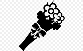 Flower arrangement isolated on background. Flower Bouquet Clip Art Png 512x512px Flower Bouquet Black Black And White Flower Hand Download Free