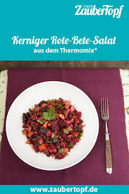 Kerniger Rote Bete Salat Aus Dem Thermomix Mein Zaubertopf Rezept Thermomix Salat Rote Bete Salat Salate Rezepte Thermomix