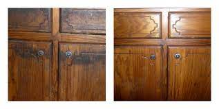 Mix up a few drops of dish soap (not dishwasher detergent) in a. How To Remove Years Of Kitchen Cabinet Grit And Grime Cleaning Wood Cabinets Cleaning Wood Clean Kitchen Cabinets