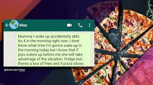 7 nin no idol the movie (2014) see more ». Girl S Text For Mother At 4 Am About Leftover Pizza In Fridge Has Netizens In Splits Trending News The Indian Express