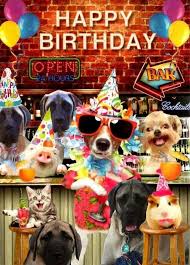 Birthday Wishes From All Of Us Happy Birthday Animals Happy Birthday Dog Happy Birthday Greetings