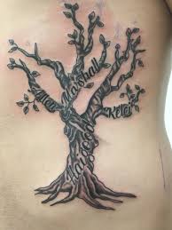 Done At Altered Images Tattoo And Body Piercing By Kristina Burns In Wichita Falls Texas Mommywhoinks Tree Tattoo Men Tree Tattoo Meaning Family Tree Tattoo