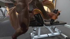 Eating the Horny Boys ass - gay furry centaur action