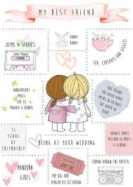 Personalised Best Friend Gift Custom Friend Gift Friendship Print Personalised Friend Gift Customisable Portrait Print Memories Personalized Best Friend Gifts Best Friend Gifts Friendship Print