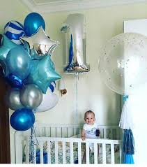 1st Birthday Balloon Decoration Ideas For Boy Birthday Party For Men Ideas Balloons 68 Ideas 1st Boy Birthday Baby Boy 1st Birthday Party Baby Boy 1st Birthday